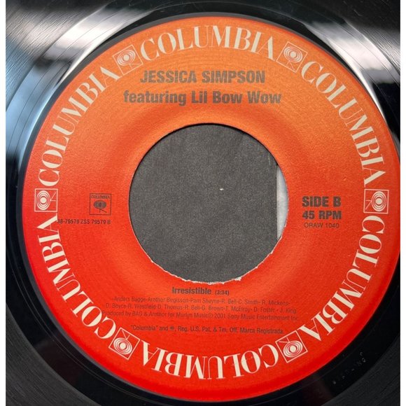 Jessica Simpson feat. Lil Bow Wow Irresistible 45 Hip Hop Electronic 2001 - Picture 2 of 6